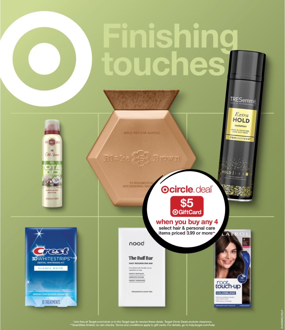 page from Target ad