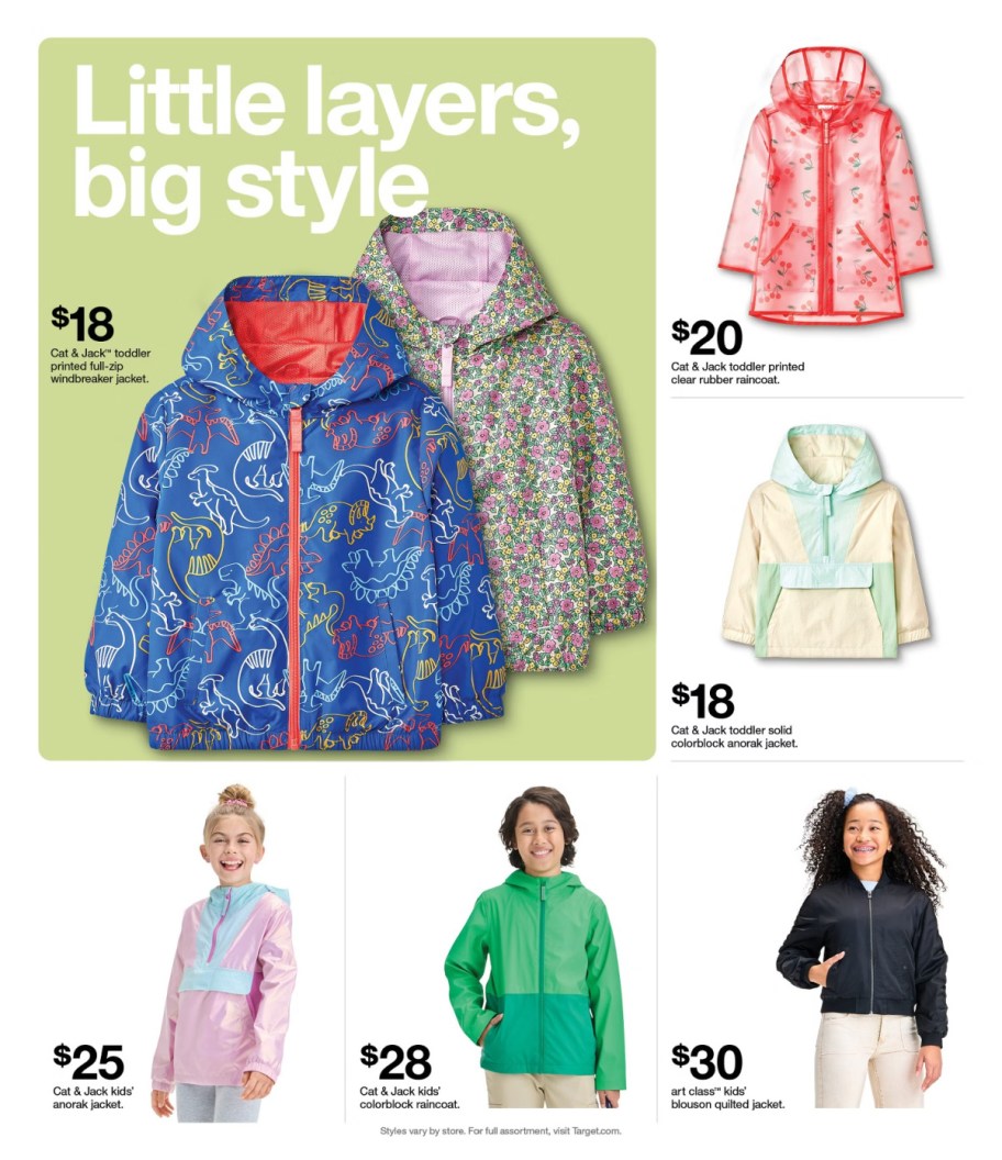 page from Target ad