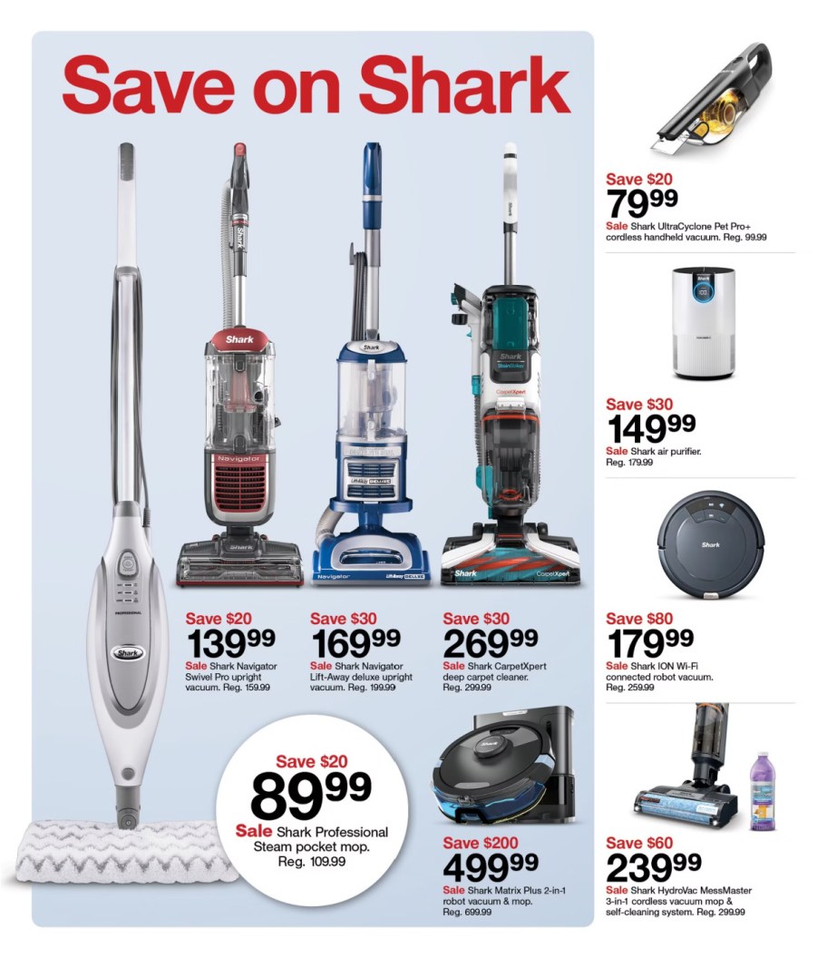 page from Target ad