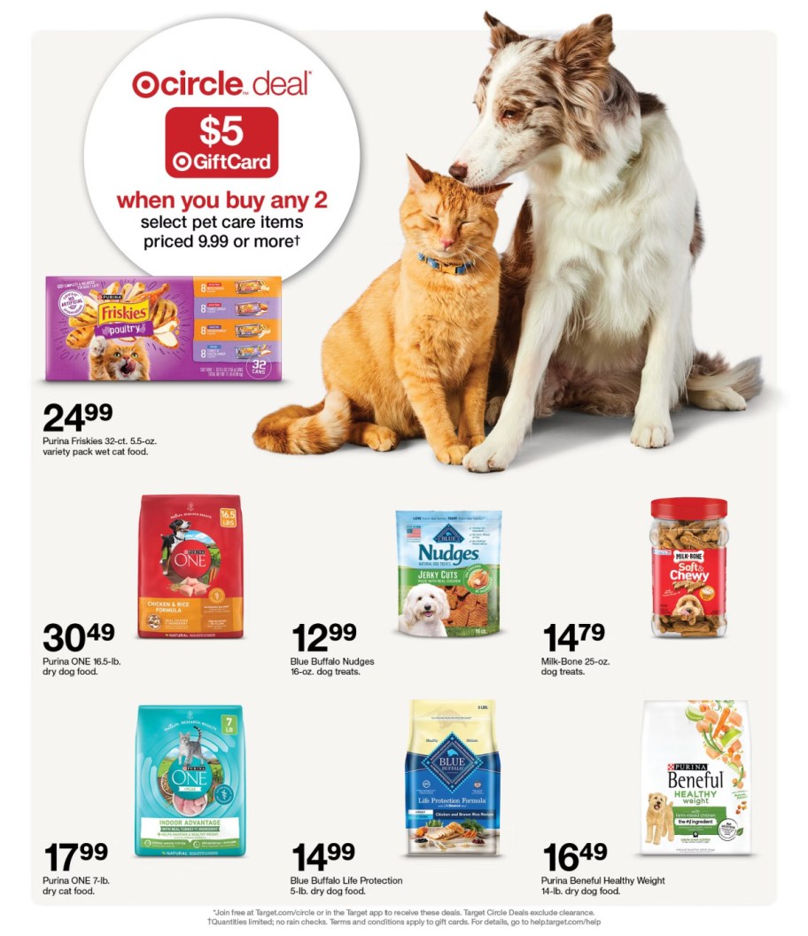 page from Target ad