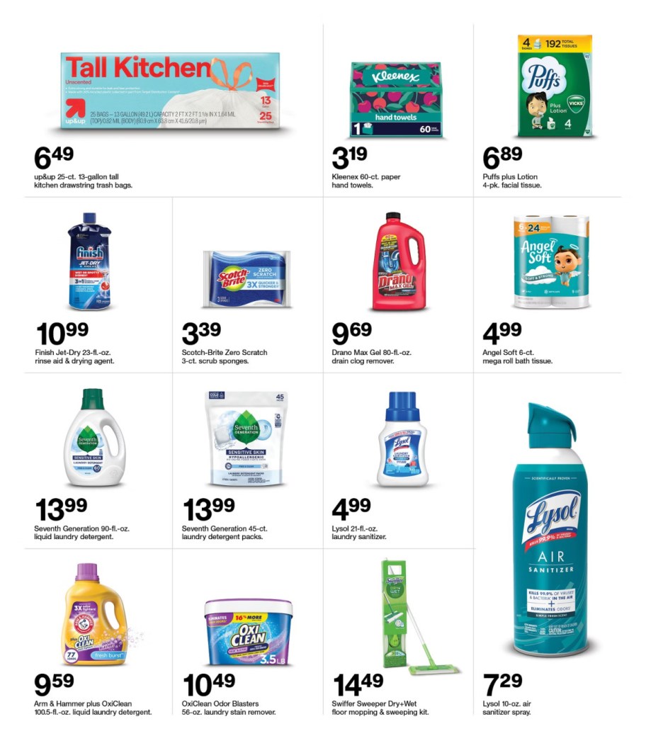 page from Target ad