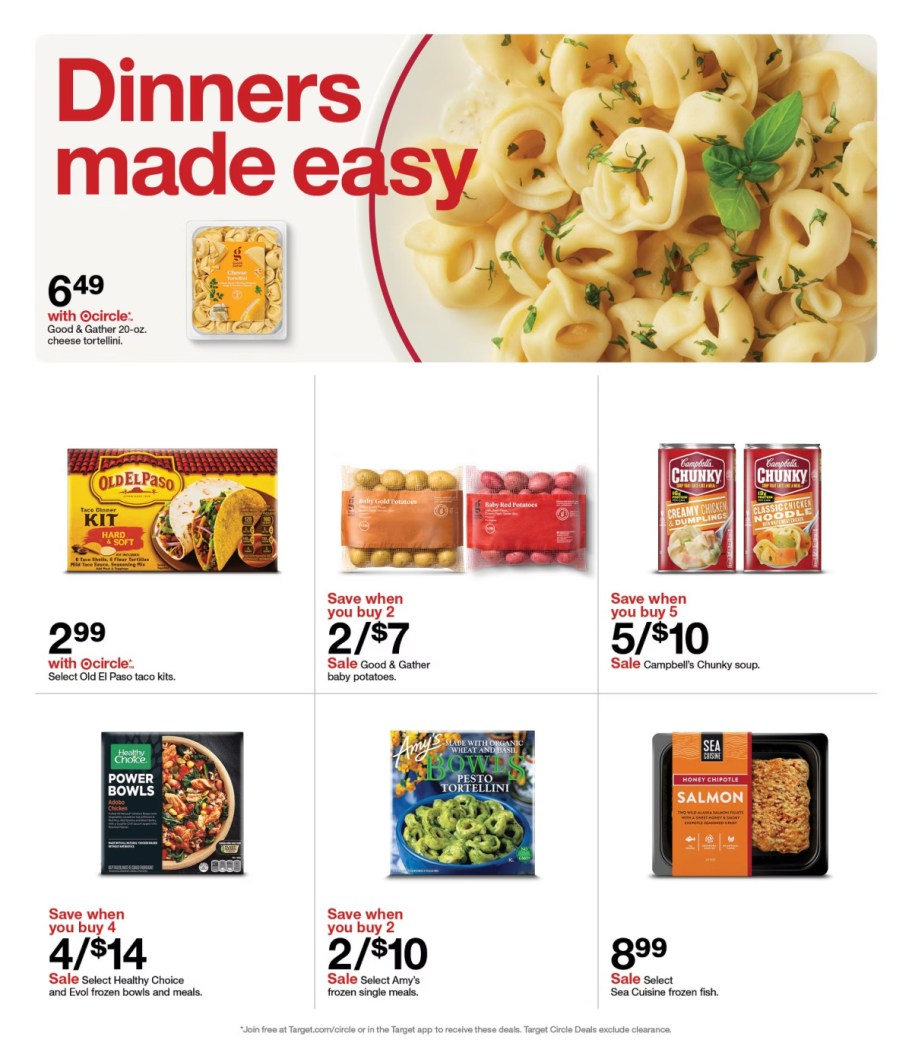 page from Target ad