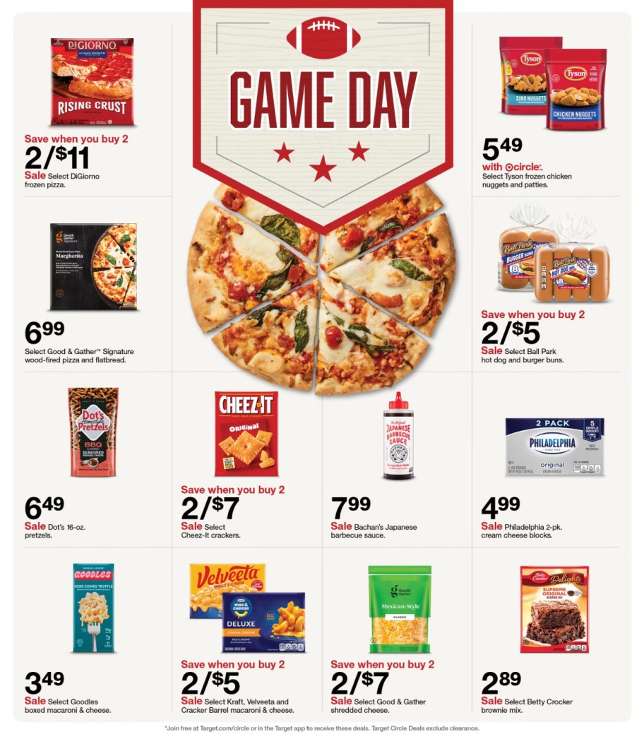 page from Target ad