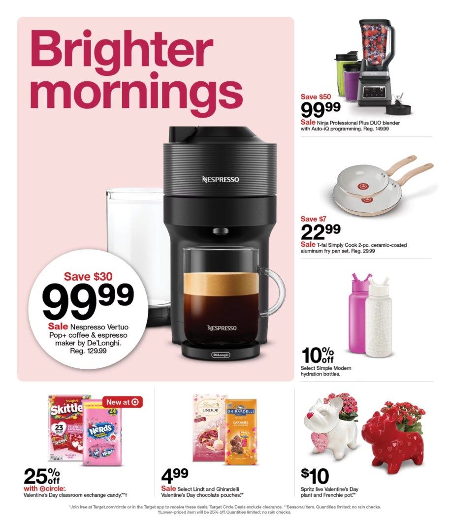 page from Target ad