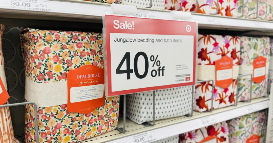 Snag 40% Off Trendy Target Bedding | Sheet Sets from $18!