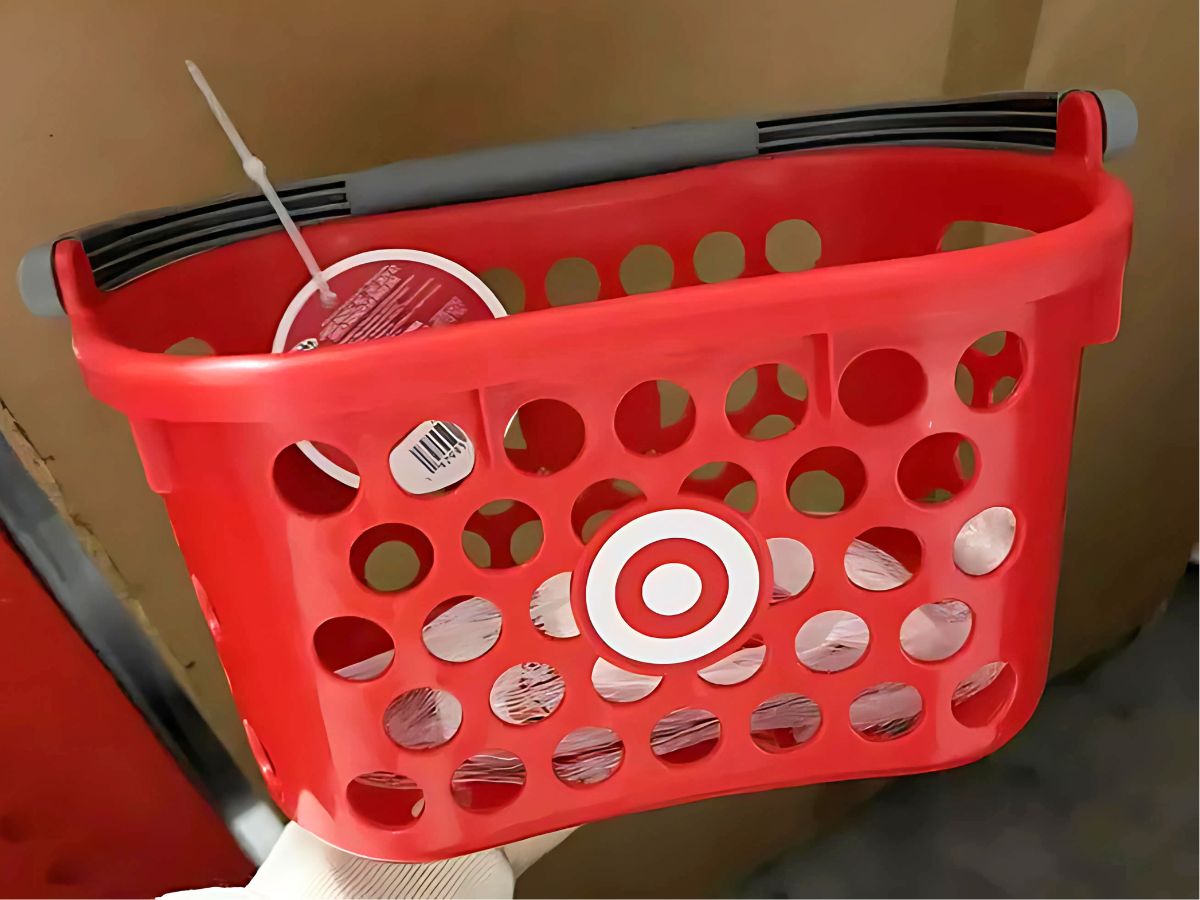 Cute Target Toy Shopping Basket w/ Bullseye Dog Bag, & Phone Only $9.99 – Will Sell Out!