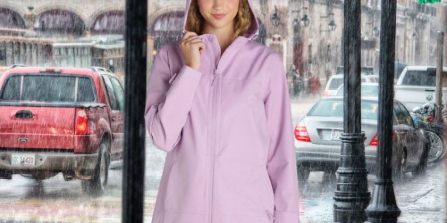 Women’s Rain Jacket Only $14.99 on Walmart.online (Reg. $28)