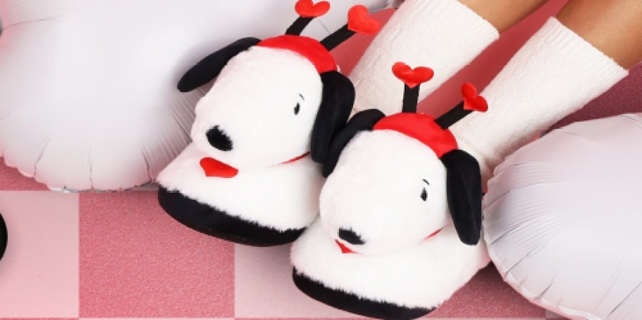 Valentine’s Day Slippers from $5.98 on Walmart.online (Regularly $18)