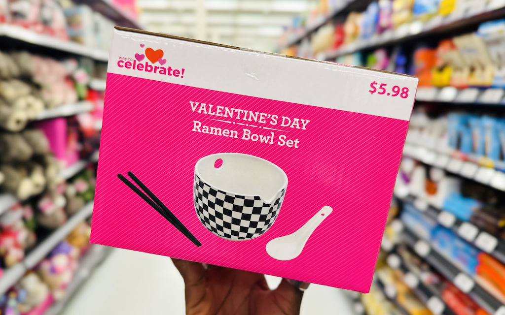 Valentine’s Day Ramen Bowl Set Only $5.98 at Walmart