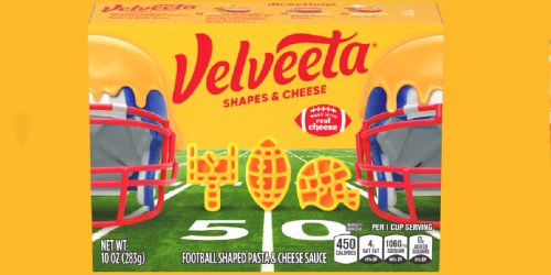 Velveeta Football Shaped Mac & Cheese Dinner Now Available (Fun for Game Day!)