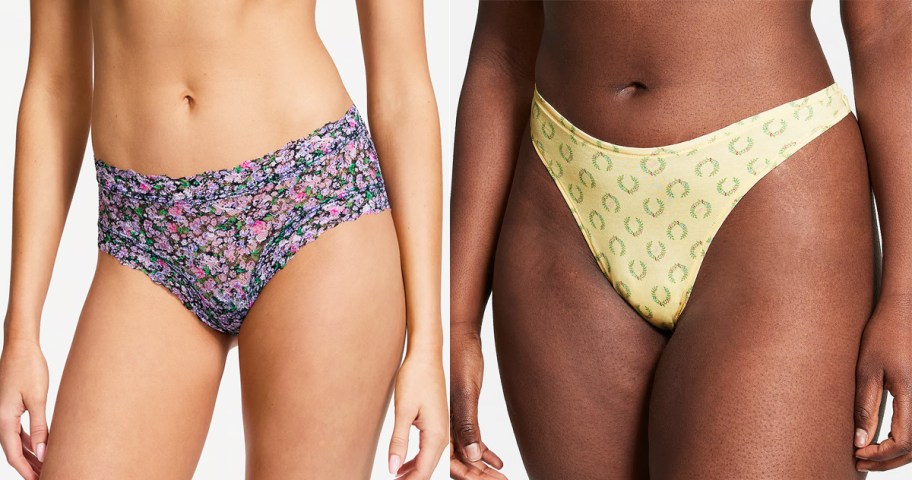 two models wearing Victoria's Secret Panties
