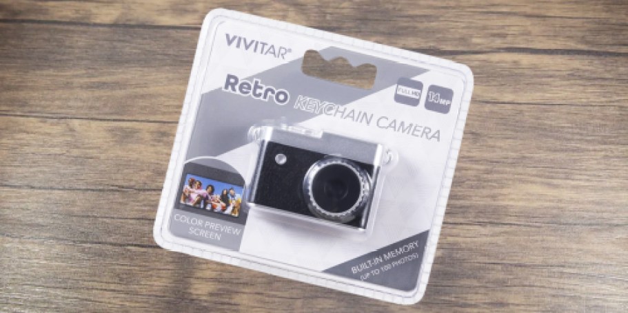 Vivitar Mini Camera Keychain Only $5 on Walmart.online (Reg. $15) – Takes Photos & Videos