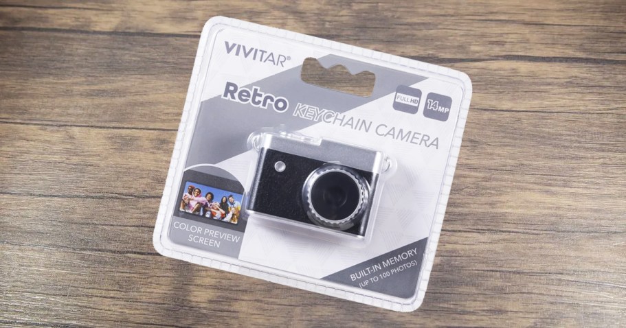 Vivitar Mini Camera Keychain Only $5 on Walmart.online (Reg. $15) – Takes Photos & Videos