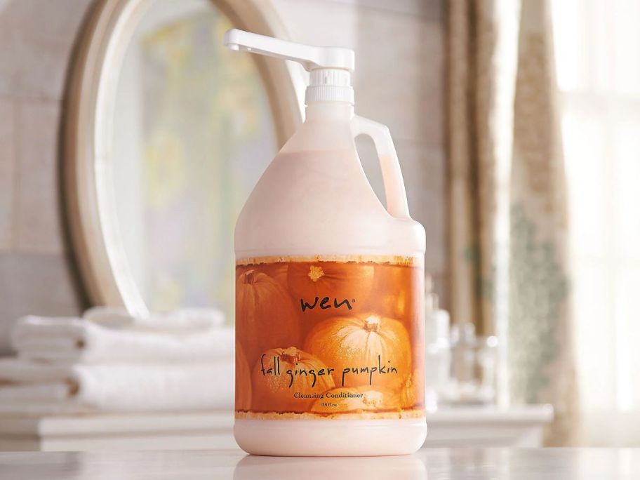 WEN by Chaz Dean 1-Gallon Cleansing Conditioner in Fall Ginger Pumpkin