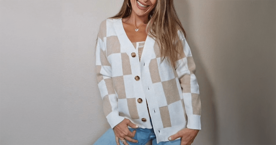 Oversized Women’s Cardigan Only $15.59 on Amazon (Reg. $40)