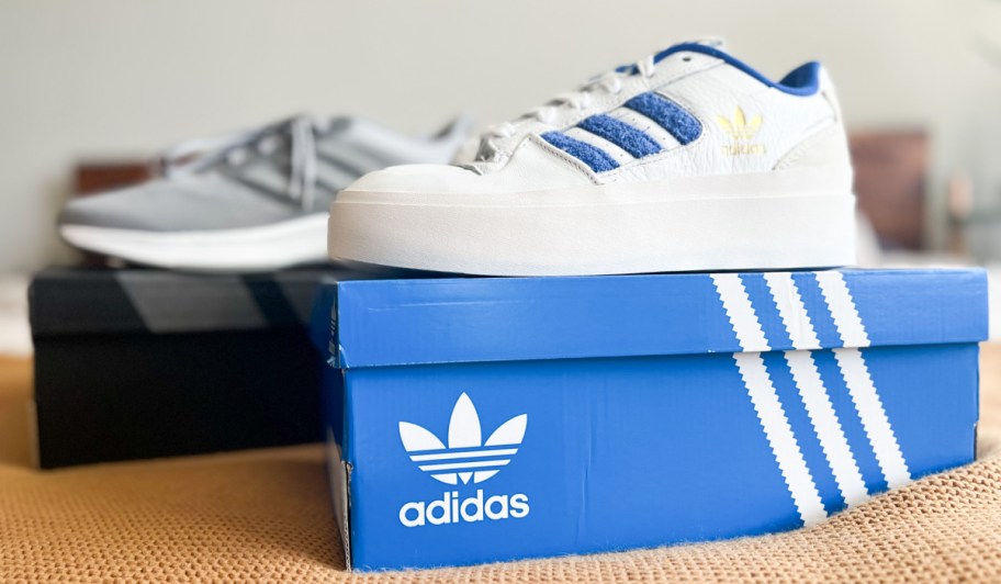 adidas shoes on boxes