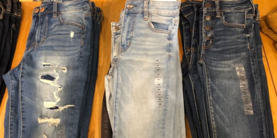 American Eagle Jeans from $19.99 (Regularly $40) – Selling Out Fast!