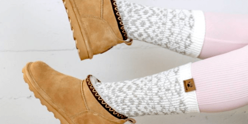 Bearpaw Cozy Boot Socks Just $6.80 on Target.online