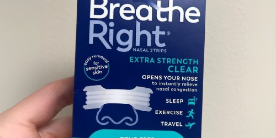 Breathe Right Strips 44-Count Only $9 Shipped on Amazon (Reg. $20)