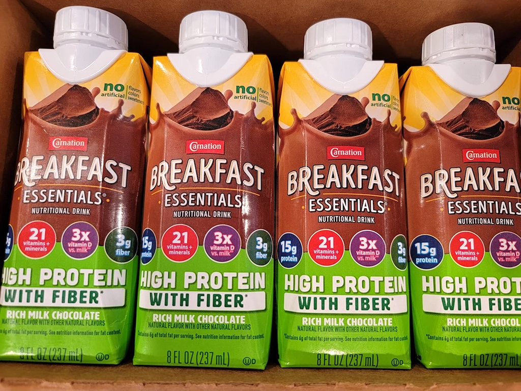 Carnation Breakfast Essentials w/ Fiber 24-Count Only $14.48 Shipped on Amazon