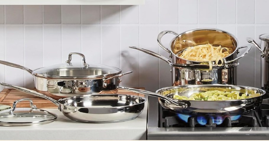 Rare Savings on Cuisinart Stainless Steel Cookware + Free Shipping on Amazon