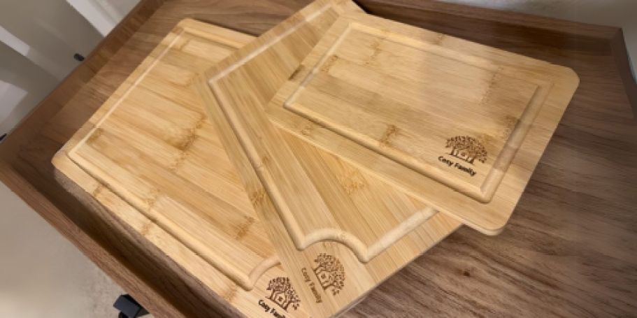 Bamboo Cutting Board 3-Pack Only $13.99 on Amazon (Reg. $24)