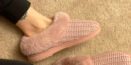 Up to 65% Off Dearfoams Valentine’s Slippers & Clogs | Styles from $14 Shipped!