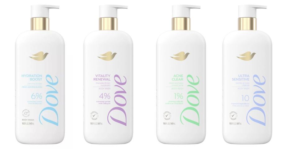 dove body wash stock images