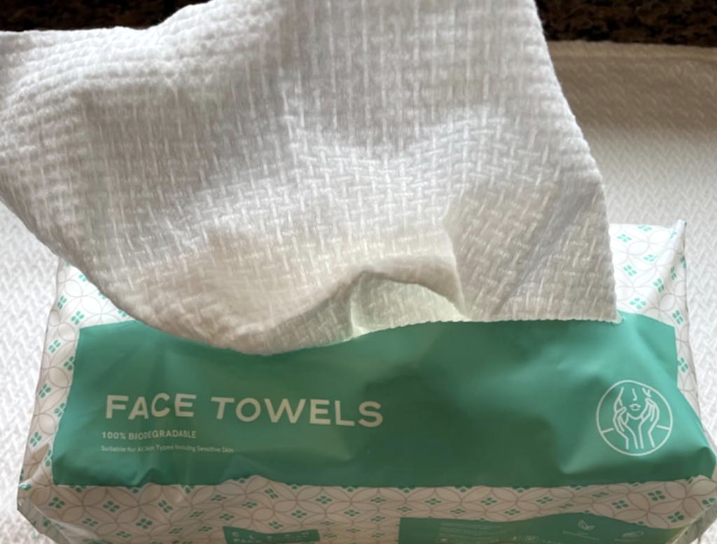 Disposable Facial Towels 60-Count Only $6.49 Shipped on Amazon | Clean Skin Club Alternative!