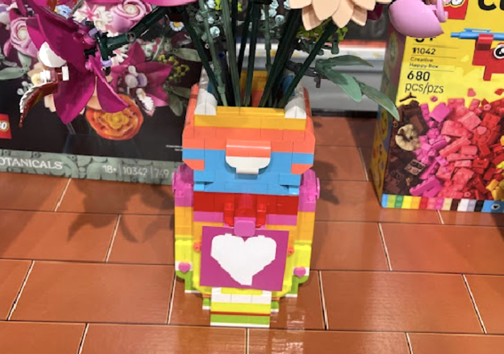 Where to Get Free LEGO Building Instructions (+ How to Build a Vase for Valentine’s Day!)