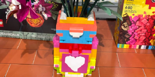 Where to Get Free LEGO Building Instructions (+ How to Build a Vase for Valentine’s Day!)