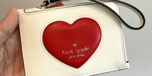 Up to 70% Off Kate Spade Outlet Sale | Heart Wristlet Only $60 Shipped!