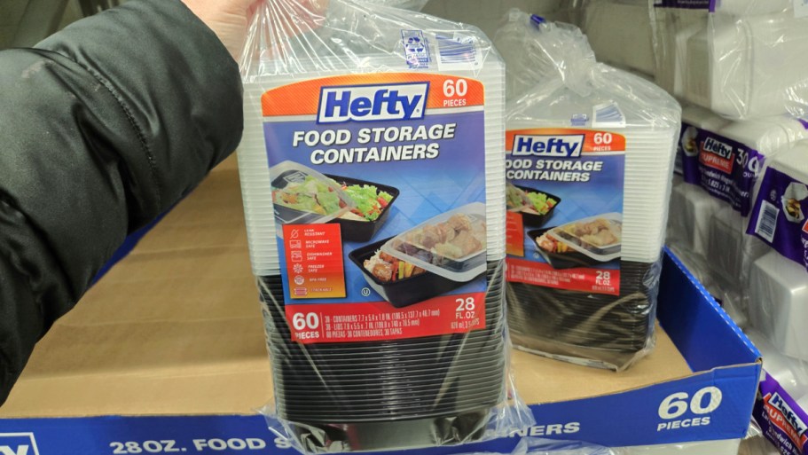 Hefty Food Storage Containers w/ Lids 30-Count Only $6.98 on SamsClub.online