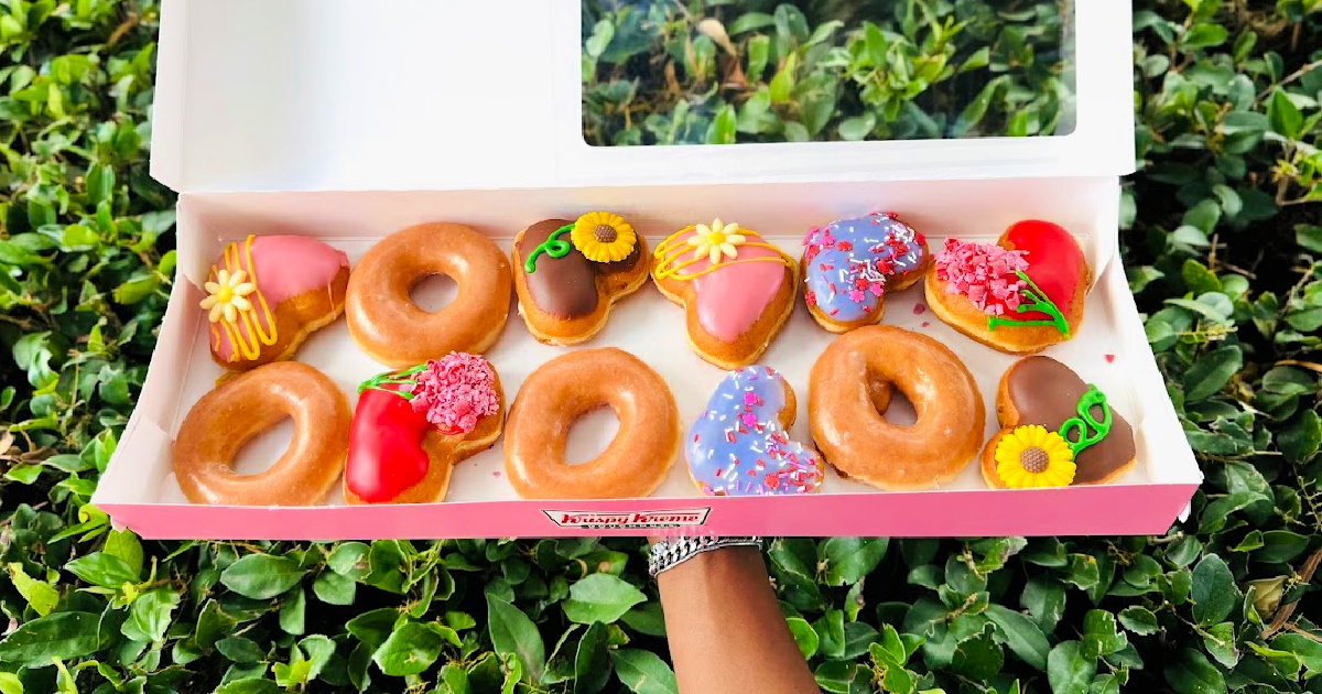 FREE Krispy Kreme Heart-Shaped Doughnut w/ Any Purchase