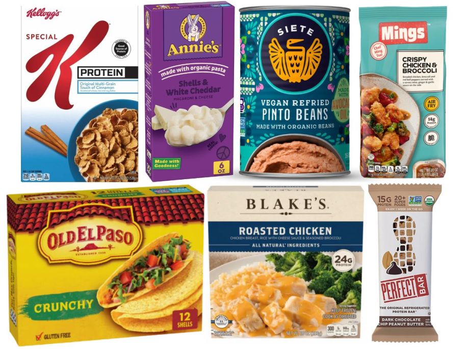 kroger mega sale items on white background