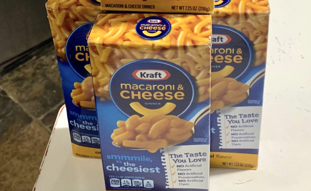 Kraft macaroni and cheese