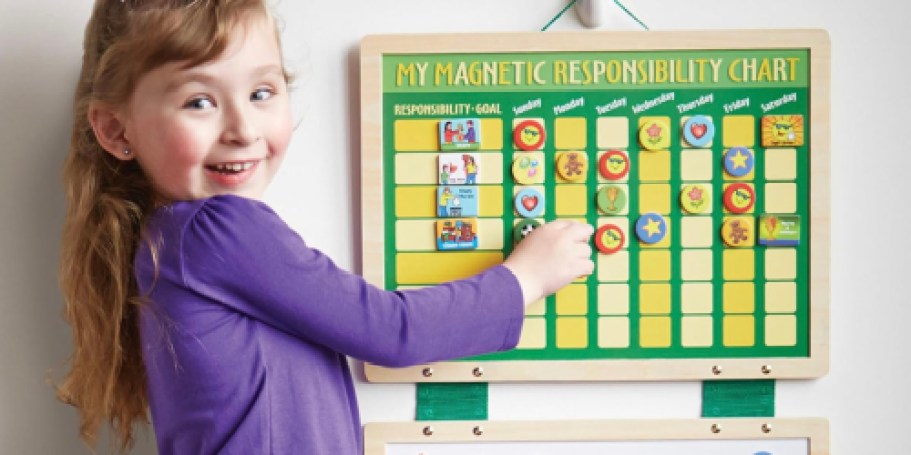 Melissa & Doug Responsibility Chart w/ 90 Magnets Only $12.99 on Amazon (Reg. $28)