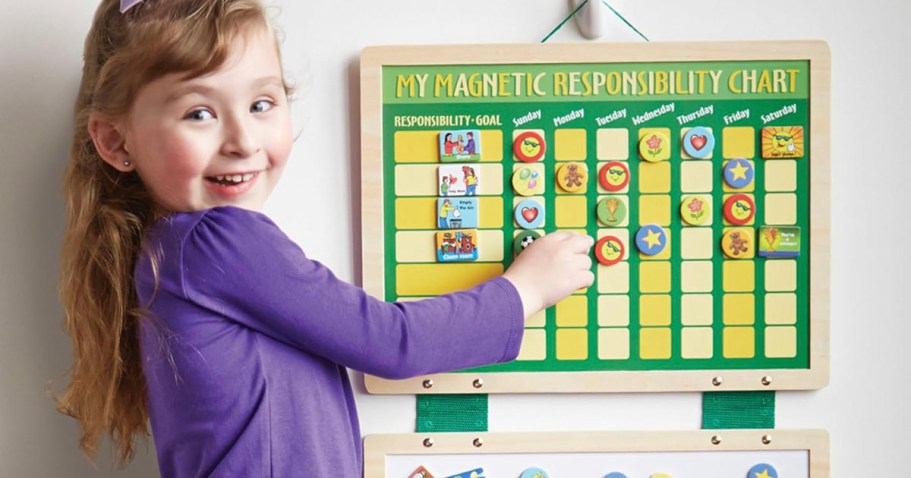 Melissa & Doug Responsibility Chart w/ 90 Magnets Only $12.99 on Amazon (Reg. $28)