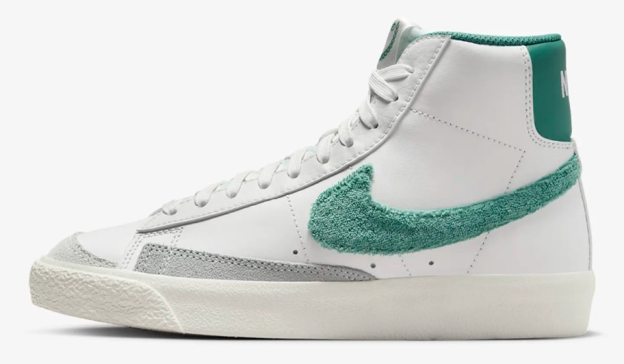 green and white blazers