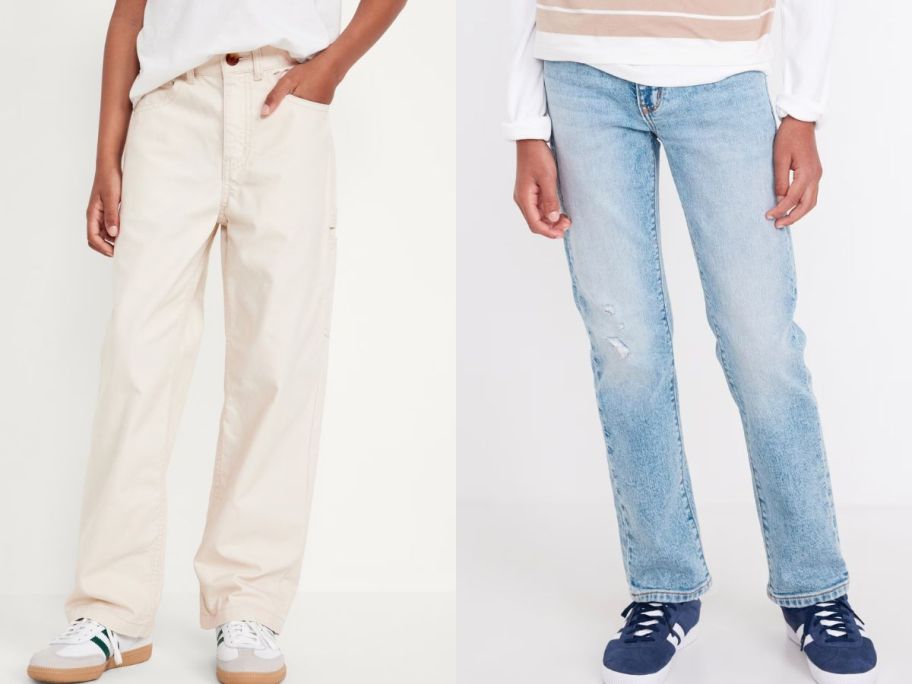 stock images of two boys wearing old navy pants