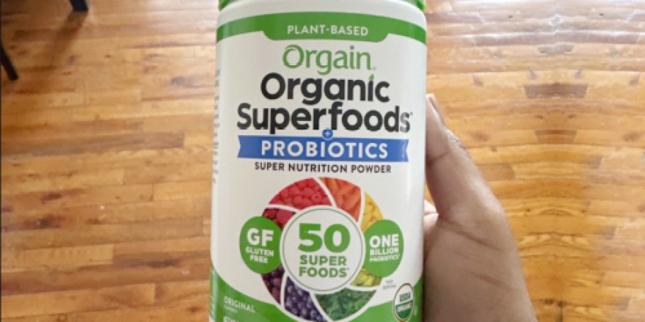 WOW! Orgain Organic Greens Powder JUST $11.24 Shipped on Amazon (Reg. $28)