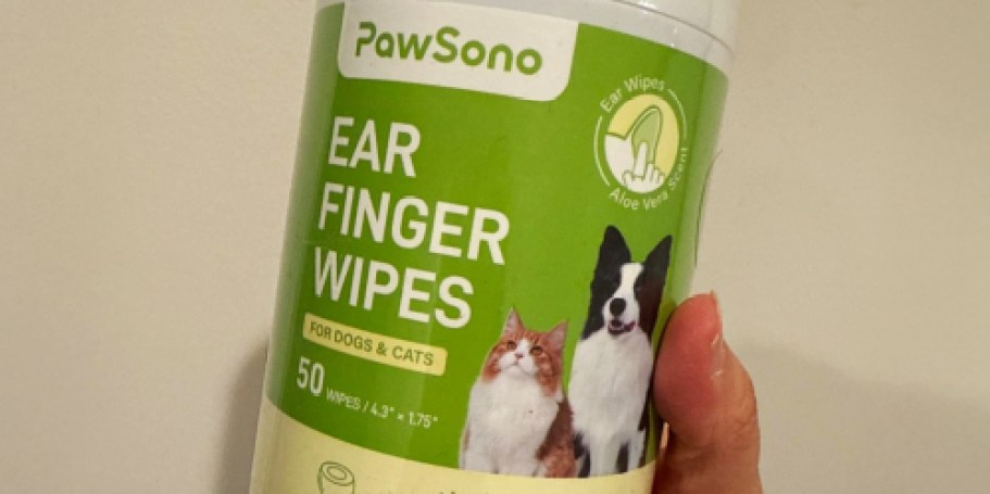 Pet Ear Cleaning Wipes 50-Count ONLY $3 Shipped on Amazon (Regularly $14)