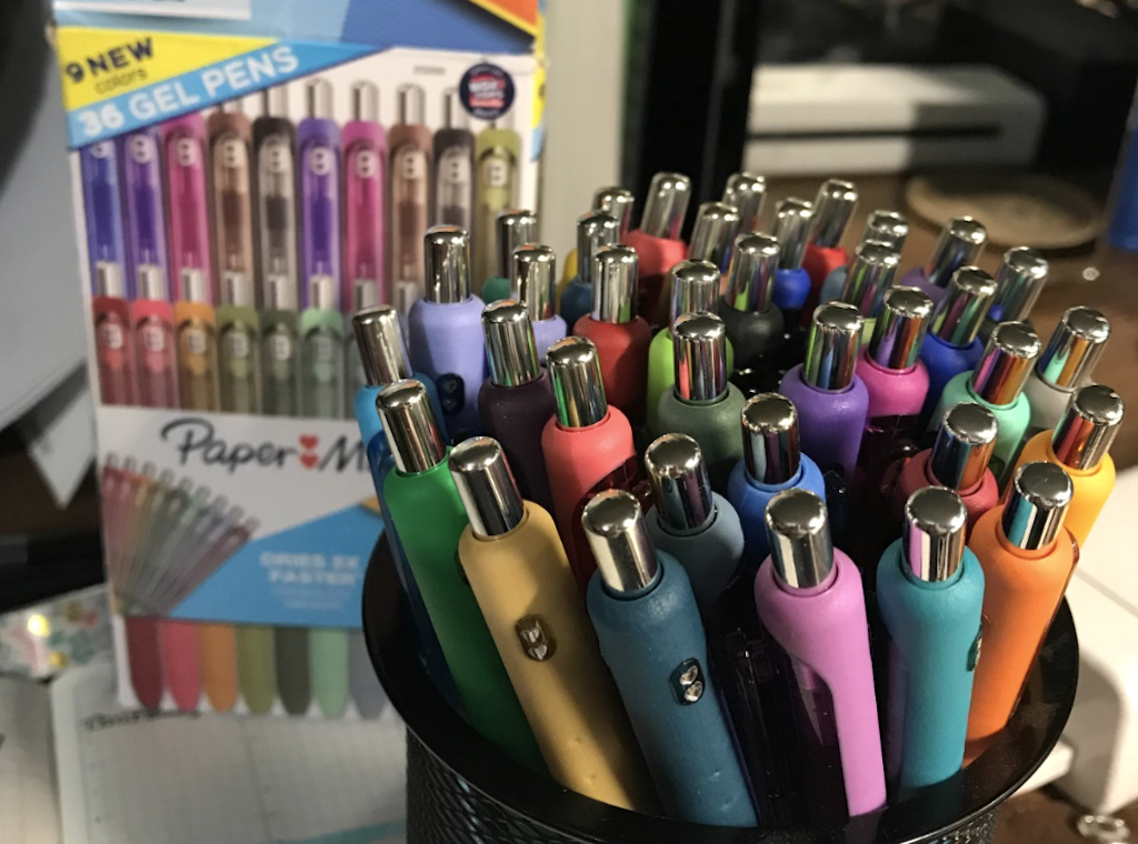 Paper Mate gel pens 