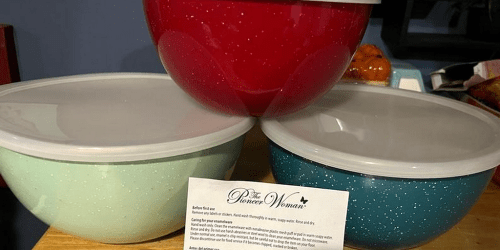 The Pioneer Woman Steel Mixing Bowls 6-Piece Set Only $16.88 on Walmart.online (Reg. $50)