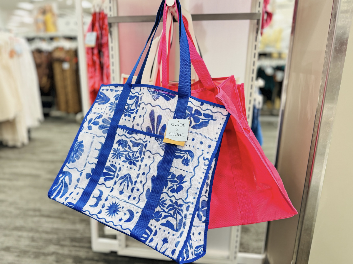 NEW Shade & Shore Mesh Tote Bags Only $10 at Target