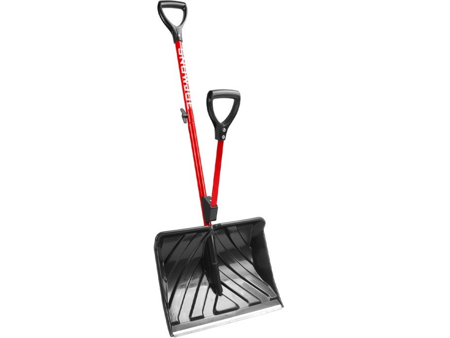 orange and black snow shovel 