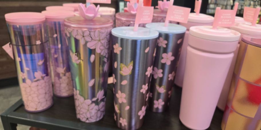 *NEW* Starbucks Reusable Cups | Cherry Blossoms, Springtime Colors, & More