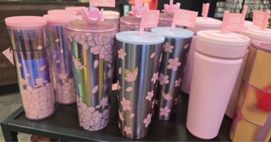 *NEW* Starbucks Reusable Cups | Cherry Blossoms, Springtime Colors, & More