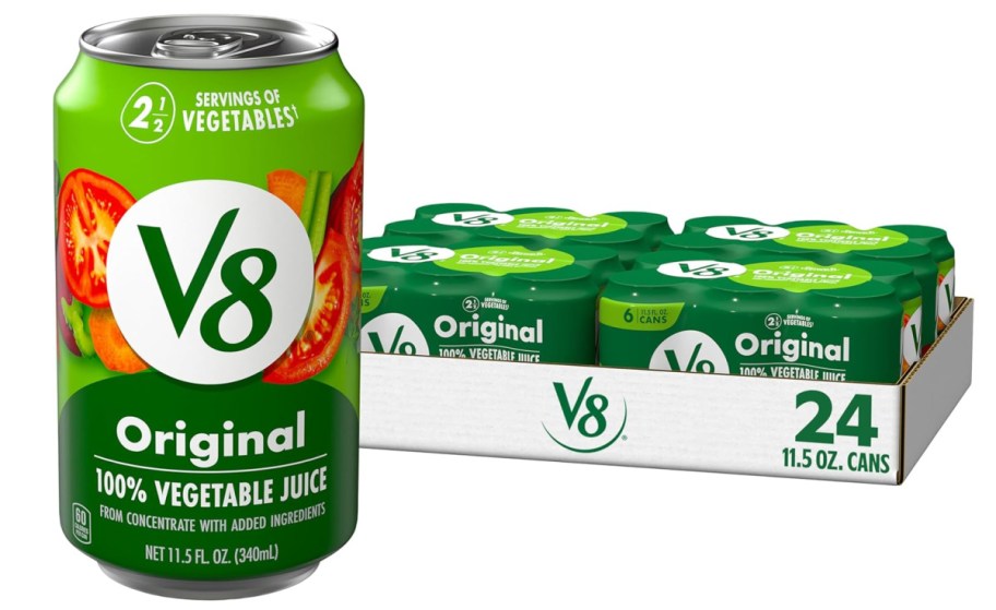 stock image of V8 Original 24 pack