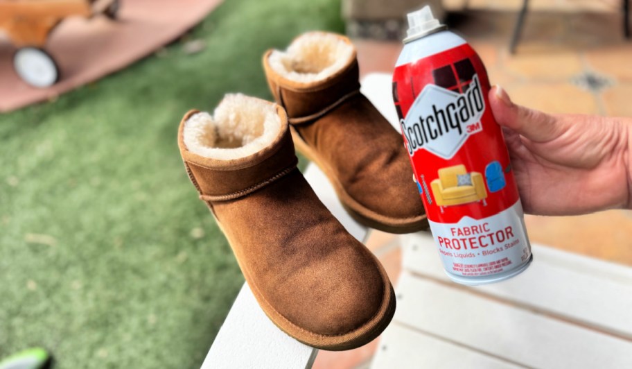 using sotchguard on ugg boots